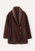 Padded jacket, Chocolate, webstill