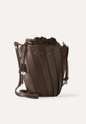 Shoulder bag, Dark brown, webstill