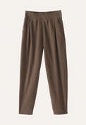 Jersey trousers, Taupe brown, webstill
