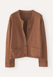 Jersey jacket, Chilli brown, webstill