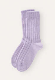 Ribbed socks, Lavender, webstill