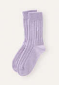 Ribbed socks, Lavender, webstill