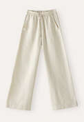 Wide-leg drawstring trousers, Pearl, webstill