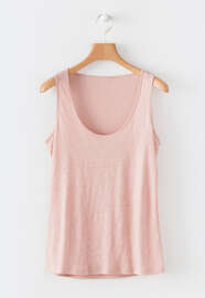 Simple vest, Shell pink, webstill