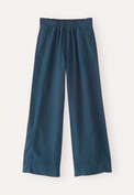 Relaxed wide-leg trousers, Dark denim, webstill