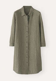 Checked shirtdress, Soft khaki, webstill