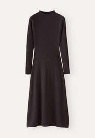 Knitted dress, Nut brown, webstill