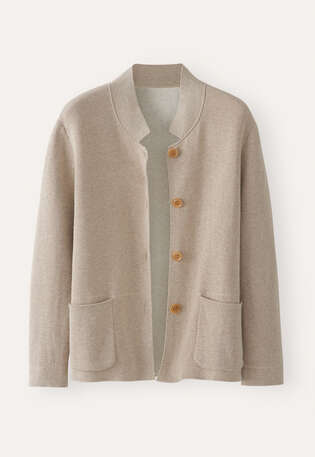 Double-knit jacket, Fawn, webstill