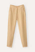 Tapered trousers, Pale honey, webstill