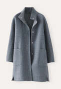 Reversible coat, Denim grey, webstill