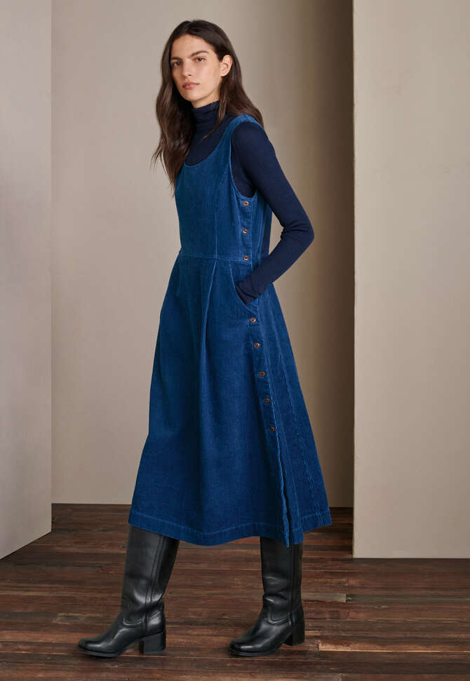 Sleeveless dress, Cobalt blue, completeTheLook