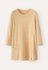 Jersey tunic, Sand yellow, webstill