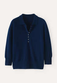 Collared sweater, Midnight, webstill