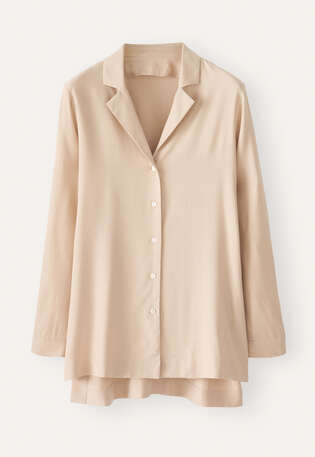 Revere-style collar shirt, Soft fawn, webstill