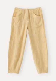 Front-seam trousers, Soft yellow, webstill