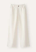 Wide-leg jeans, Ecru, webstill