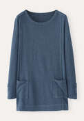Striped tunic, Petrol ink, webstill