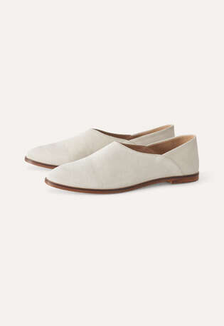 Suede loafers, Stone, webstill