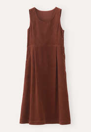 Sleeveless dress, Chilli brown, webstill