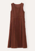 Sleeveless dress, Chilli brown, webstill
