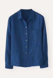 Patch-pocket shirt, Blue ink, webstill