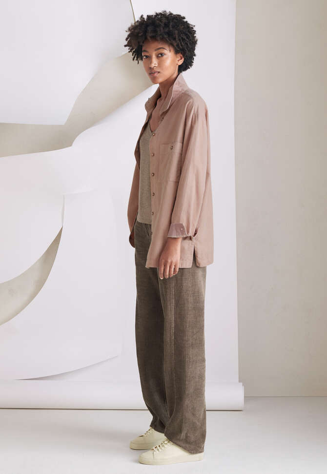 Cord shirt, Grey rose, completeTheLook
