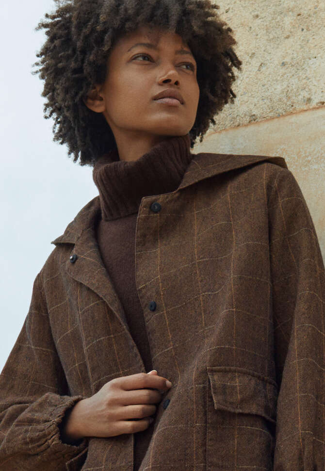 Hooded jacket, Black rust, completeTheLook