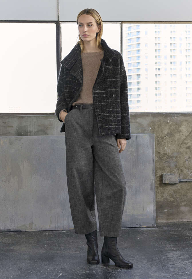 Round-neck sweater, Latte, completeTheLook