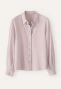 Curved-sleeve blouse, Orchid rose, webstill