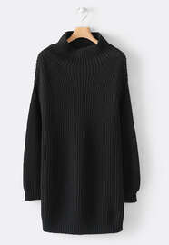 Oversized sweater, Black, webstill
