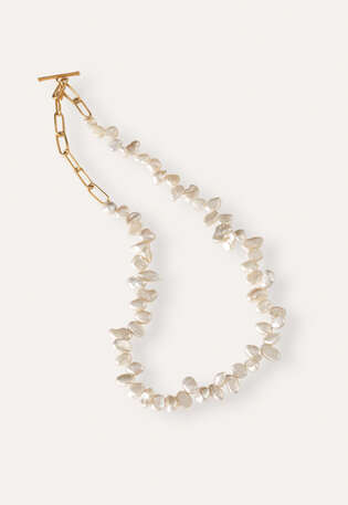 Pearl necklace, Gold pearl, webstill