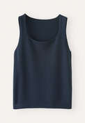 Knitted vest, Petrol ink, webstill