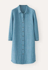 Checked shirtdress, Marine, webstill