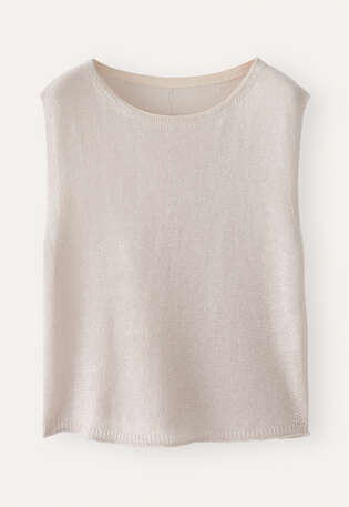 Knitted top, Natural, webstill
