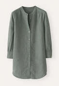 Long curved-hem shirt, Dark bay, webstill
