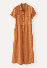 Long striped dress, Clementine, webstill