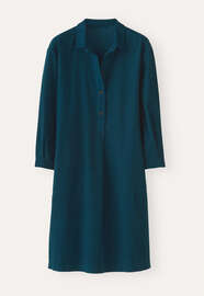 Fine cord dress, Dark teal, webstill