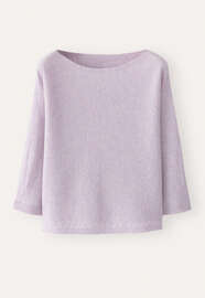 Boat-neck sweater, Pink lavender, webstill