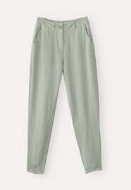 Tapered trousers, Aqua sage, webstill