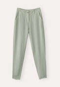 Tapered trousers, Aqua sage, webstill