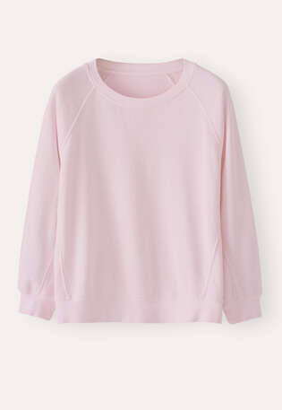 Raglan-sleeve top, Iced rose, webstill