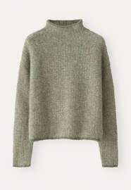 Funnel-neck sweater, Forest fawn, webstill