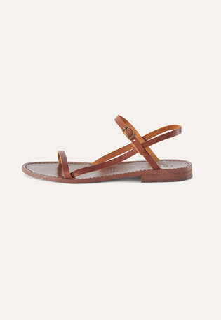 Strappy sandals, Brown, webstill