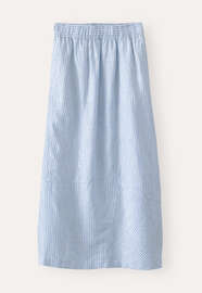 Striped skirt, Sky white, webstill