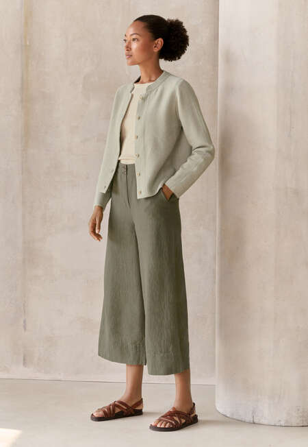 Wide & cropped trousers, Forest, completeTheLook