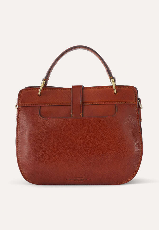 Leather bag, Chestnut, completeTheLook