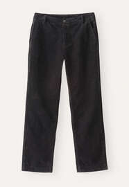 Slim cropped trousers, Brown charcoal, webstill