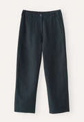 Barrel-leg trousers, Dark petrol, webstill