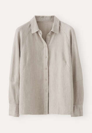 Raglan-sleeve blouse, Fawn, webstill