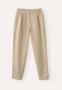 Tapered trousers, Soft ochre, webstill
